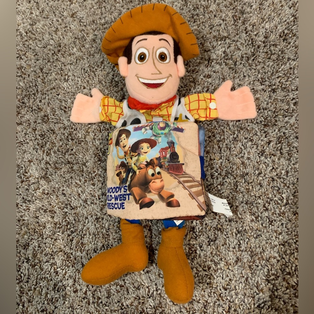 Woody Toy Story Puppet and book